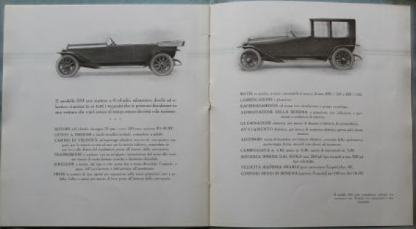 Fiat Modelprogram 1920 Carbrochure (9322)